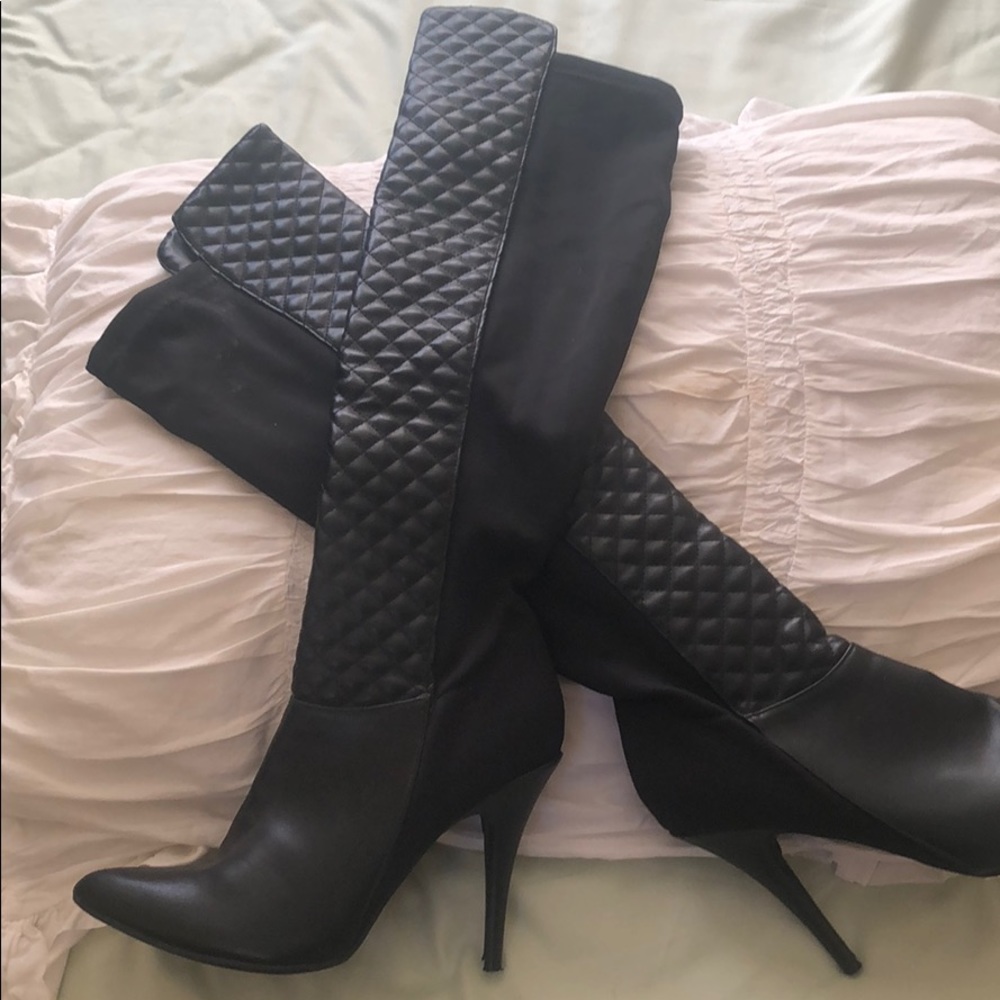 Anne Michelle boots lonestar over knee